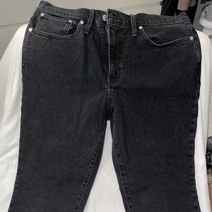 Madewell Tomboy Straight Black 31